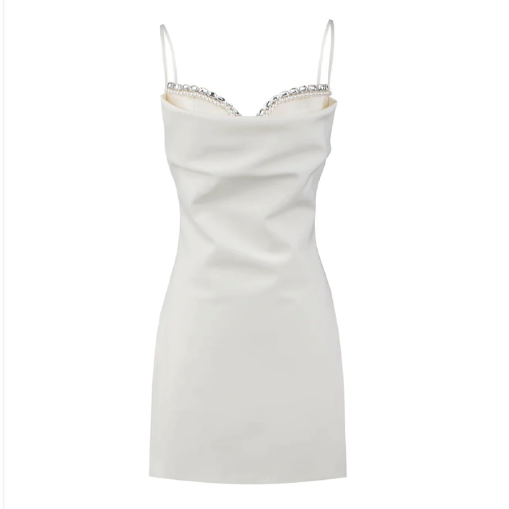 Small Nana Jacqueline Elsie Dress (White) Never Worn!!